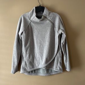 athleta grey sweater M